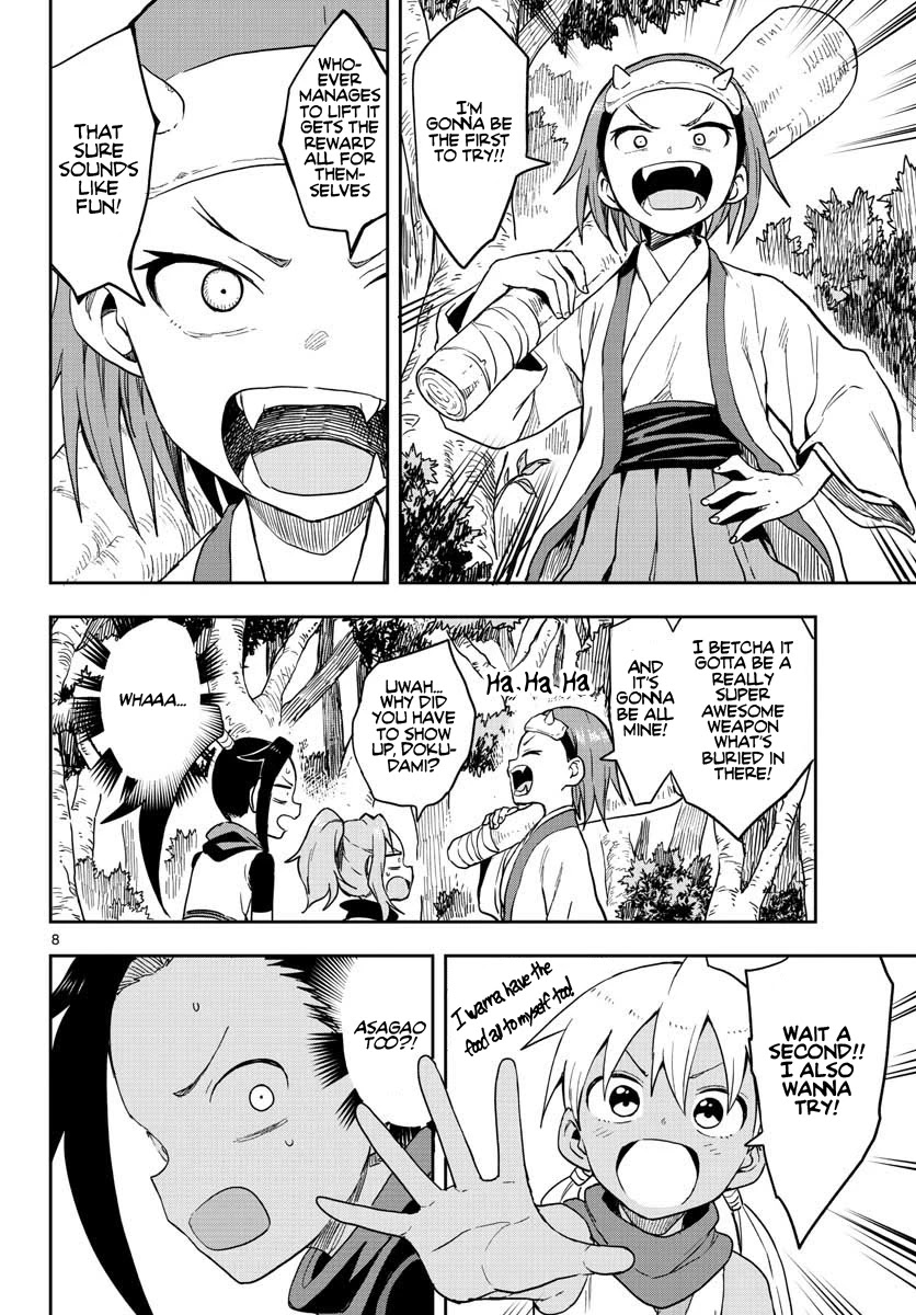 Kunoichi Tsubaki no Mune no Uchi Chapter 38 page 9 - Chapter 38: Strength Stone
