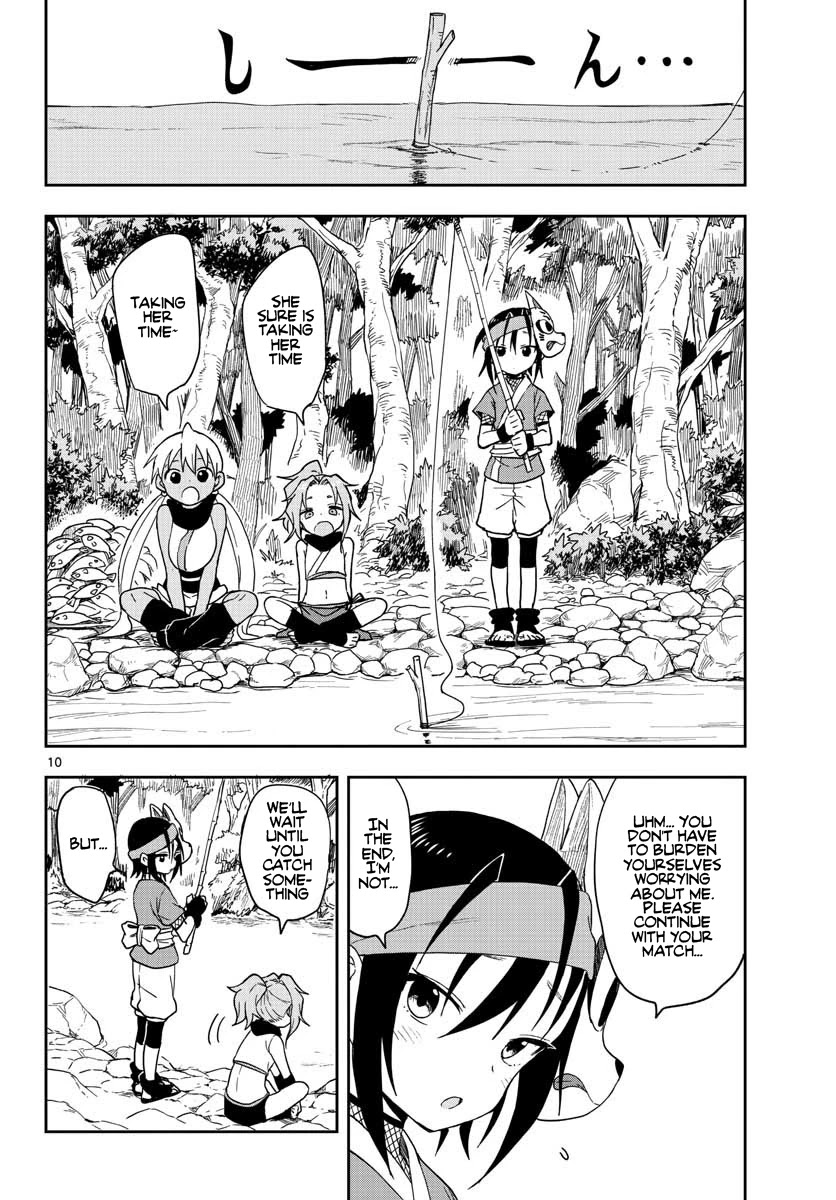 Kunoichi Tsubaki no Mune no Uchi Chapter 39 page 11 - Chapter 39: Fishing Contest
