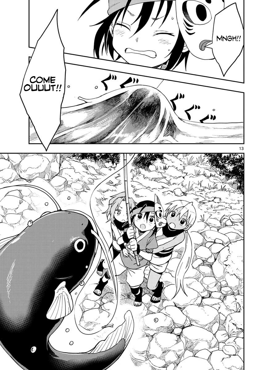 Kunoichi Tsubaki no Mune no Uchi Chapter 39 page 14 - Chapter 39: Fishing Contest