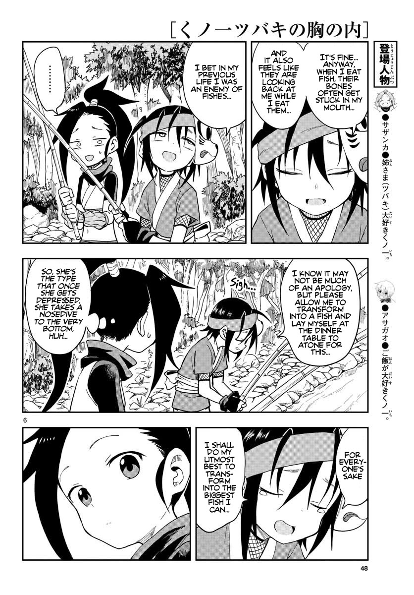 Kunoichi Tsubaki no Mune no Uchi Chapter 39 page 7 - Chapter 39: Fishing Contest