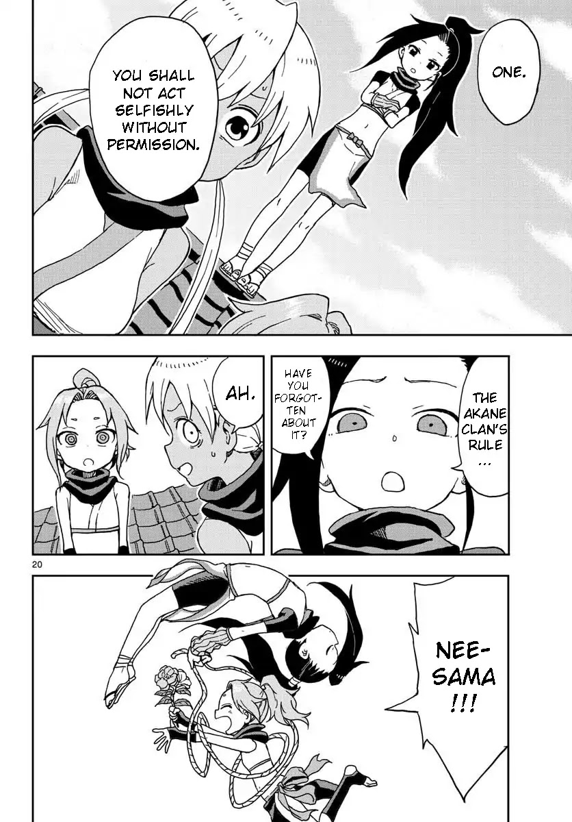Kunoichi Tsubaki no Mune no Uchi Chapter 4 page 21 - Chapter 4: Nee-Sama and the Escape Plan
