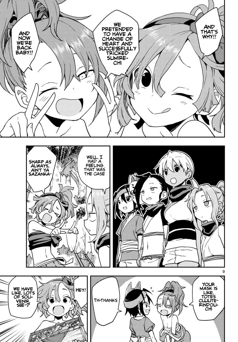 Kunoichi Tsubaki no Mune no Uchi Chapter 41 page 10 - Chapter 41: The Fruits of Their Training