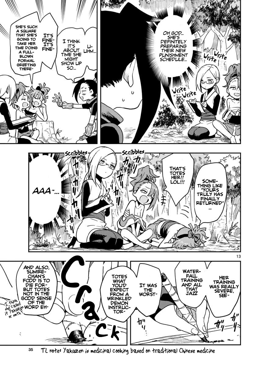 Kunoichi Tsubaki no Mune no Uchi Chapter 41 page 14 - Chapter 41: The Fruits of Their Training