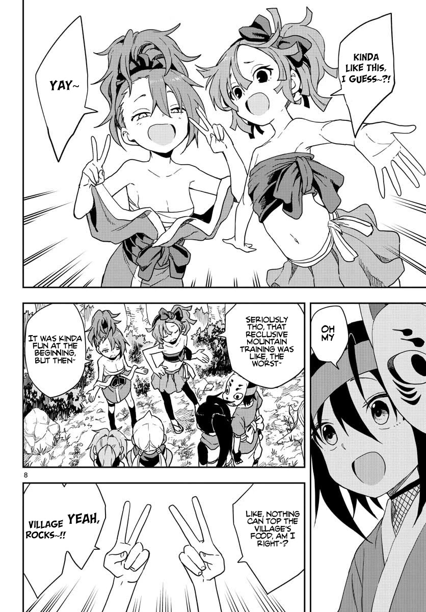 Kunoichi Tsubaki no Mune no Uchi Chapter 41 page 9 - Chapter 41: The Fruits of Their Training