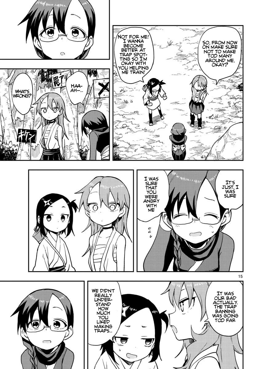 Kunoichi Tsubaki no Mune no Uchi Chapter 42 page 16 - Chapter 42: Trap Senpai