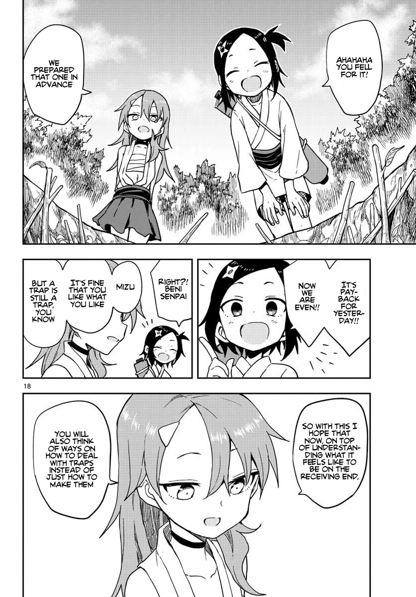 Kunoichi Tsubaki no Mune no Uchi Chapter 42 page 19 - Chapter 42: Trap Senpai