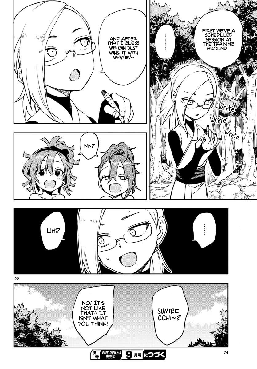 Kunoichi Tsubaki no Mune no Uchi Chapter 43 page 22 - Chapter 43: Our Color