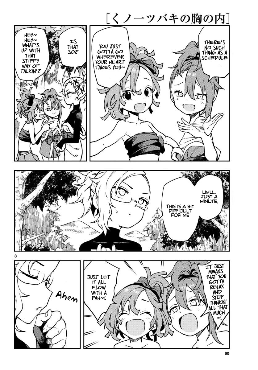 Kunoichi Tsubaki no Mune no Uchi Chapter 43 page 9 - Chapter 43: Our Color