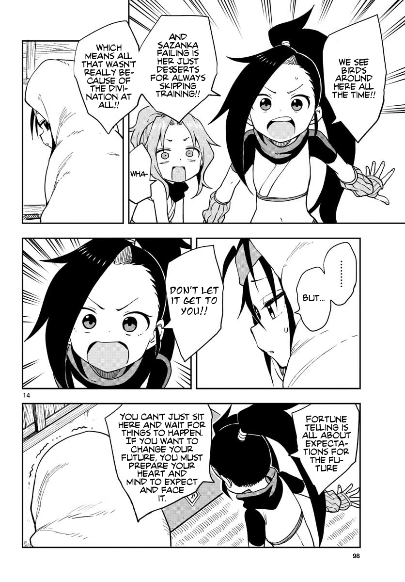 Kunoichi Tsubaki no Mune no Uchi Chapter 47 page 15 - Chapter 47: Rindou's Fortune Telling