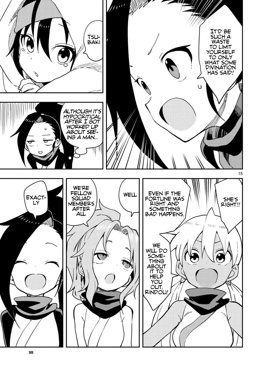 Kunoichi Tsubaki no Mune no Uchi Chapter 47 page 16 - Chapter 47: Rindou's Fortune Telling