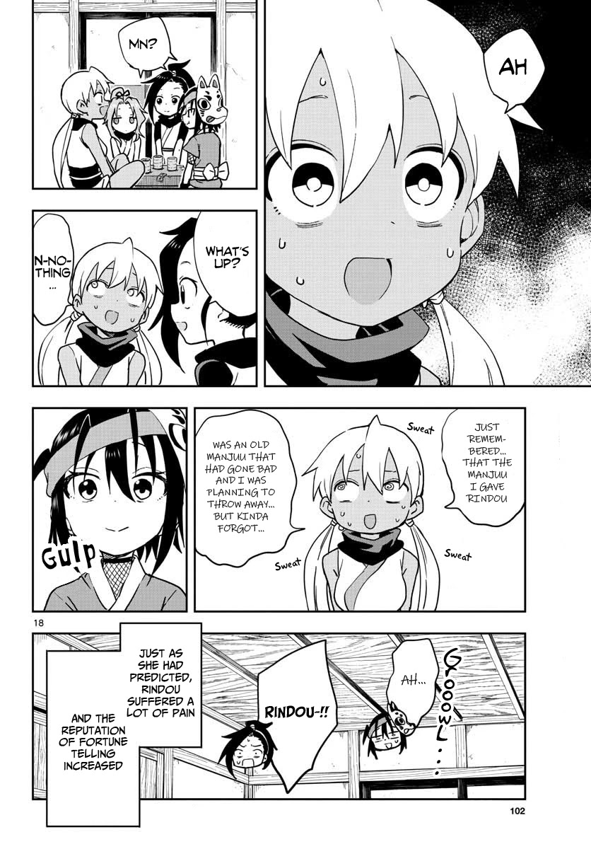 Kunoichi Tsubaki no Mune no Uchi Chapter 47 page 19 - Chapter 47: Rindou's Fortune Telling