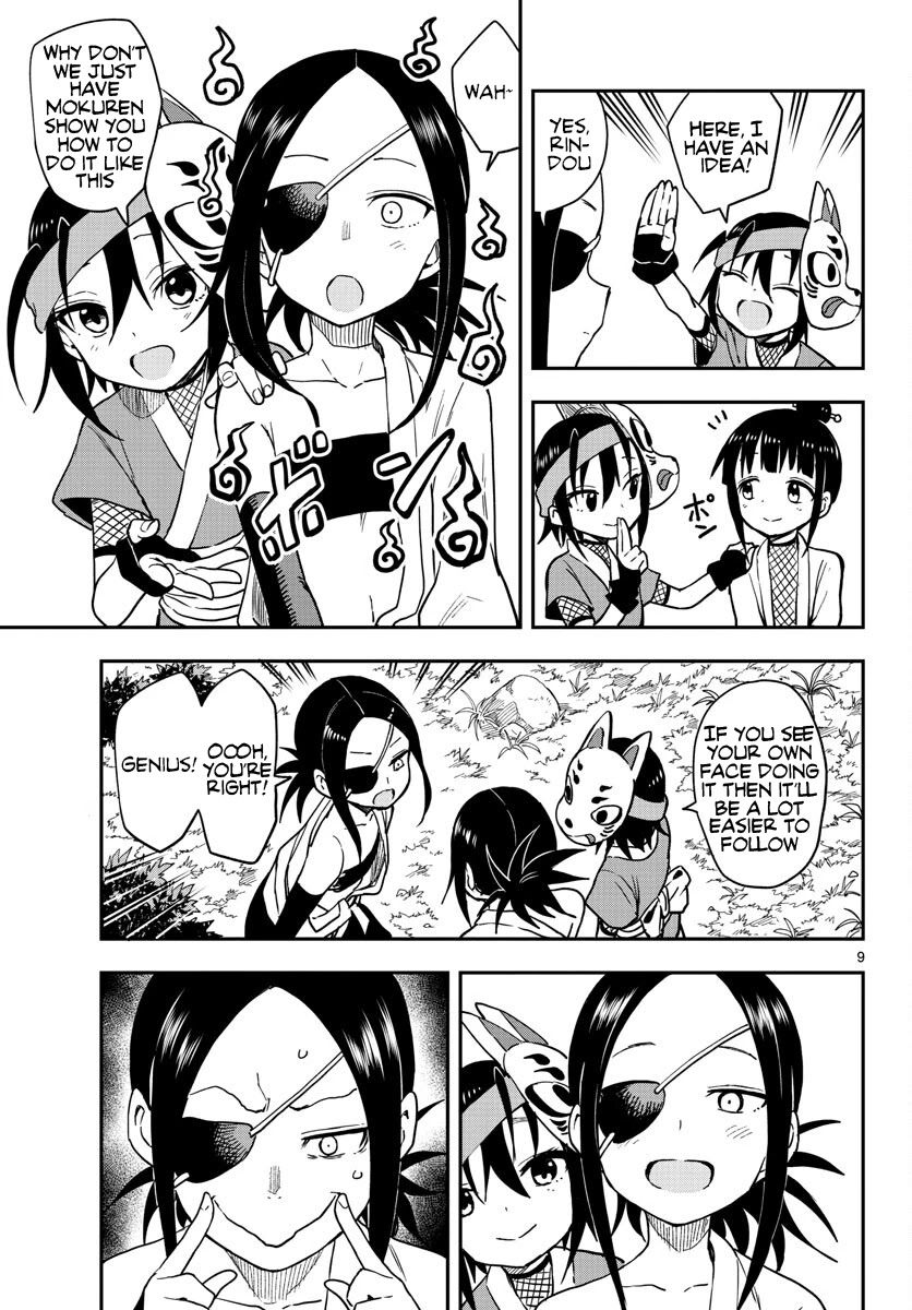 Kunoichi Tsubaki no Mune no Uchi Chapter 48 page 10 - Chapter 48: Aogiri's Training
