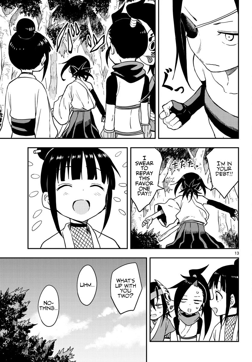 Kunoichi Tsubaki no Mune no Uchi Chapter 48 page 14 - Chapter 48: Aogiri's Training