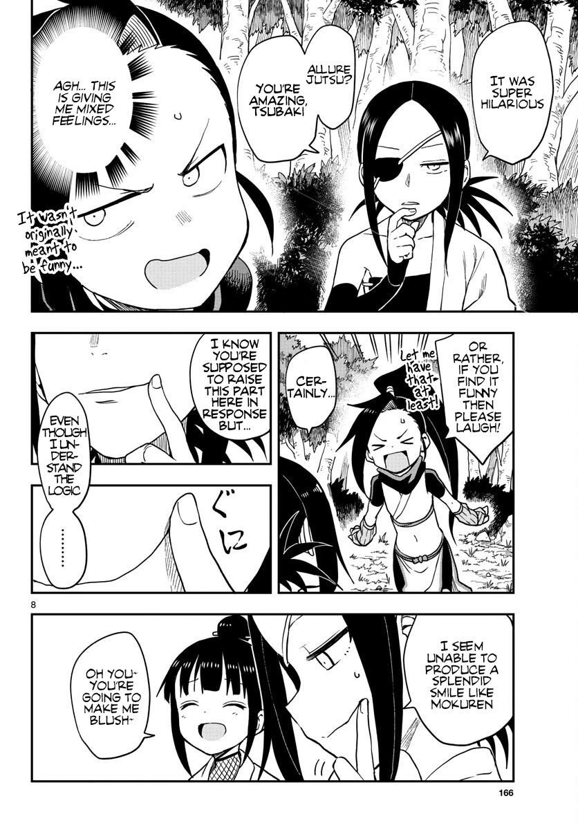 Kunoichi Tsubaki no Mune no Uchi Chapter 48 page 9 - Chapter 48: Aogiri's Training