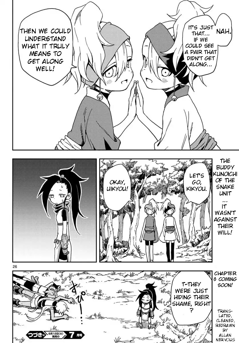 Kunoichi Tsubaki no Mune no Uchi Chapter 5 page 26 - Chapter 5: The Buddy Showdown