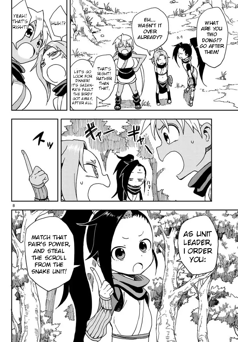 Kunoichi Tsubaki no Mune no Uchi Chapter 5 page 8 - Chapter 5: The Buddy Showdown