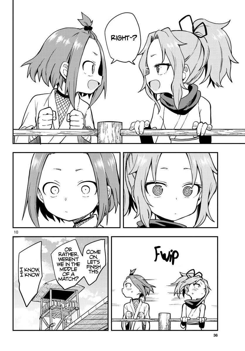 Kunoichi Tsubaki no Mune no Uchi Chapter 52 page 11 - Chapter 52: Back Hip Circle