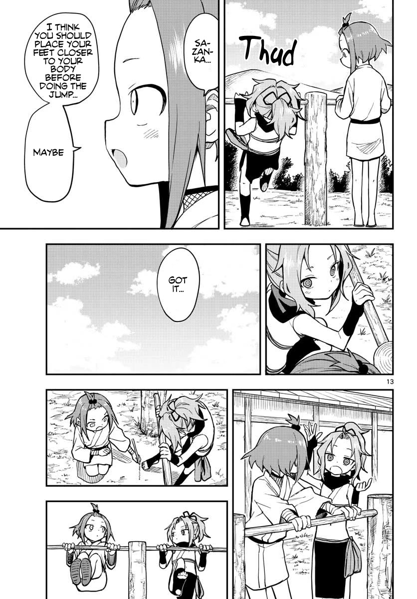 Kunoichi Tsubaki no Mune no Uchi Chapter 52 page 14 - Chapter 52: Back Hip Circle