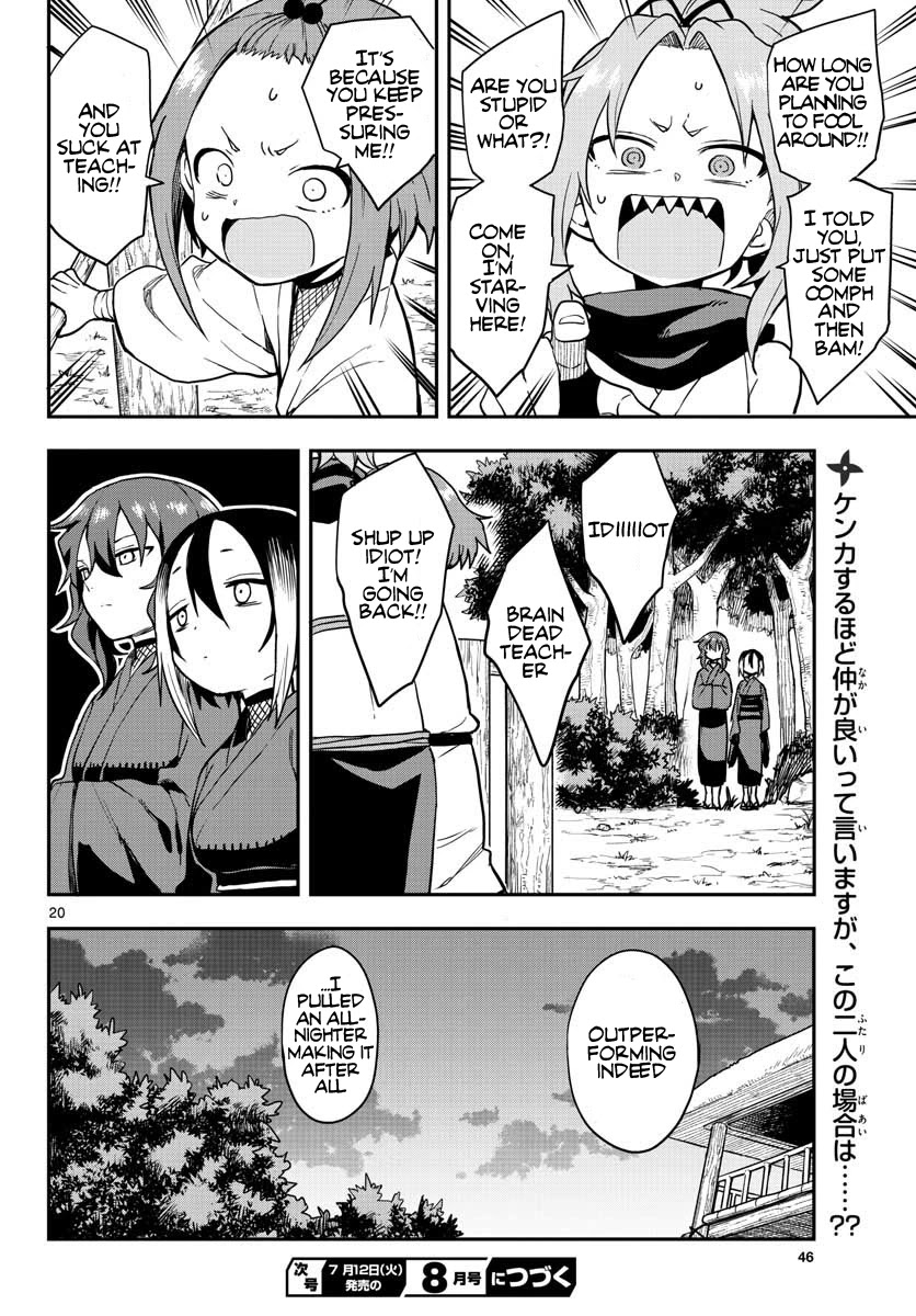 Kunoichi Tsubaki no Mune no Uchi Chapter 52 page 21 - Chapter 52: Back Hip Circle