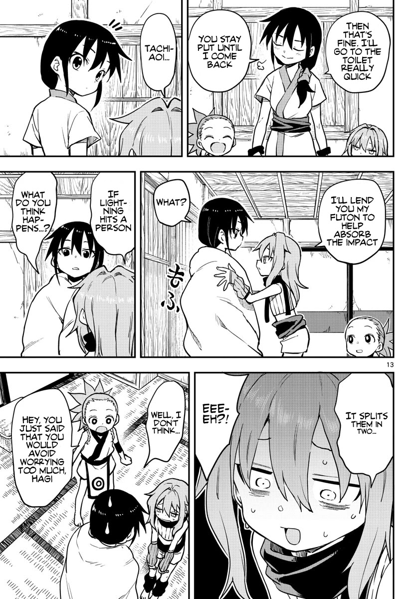 Kunoichi Tsubaki no Mune no Uchi Chapter 53 page 14 - Chapter 53: Stormy Night