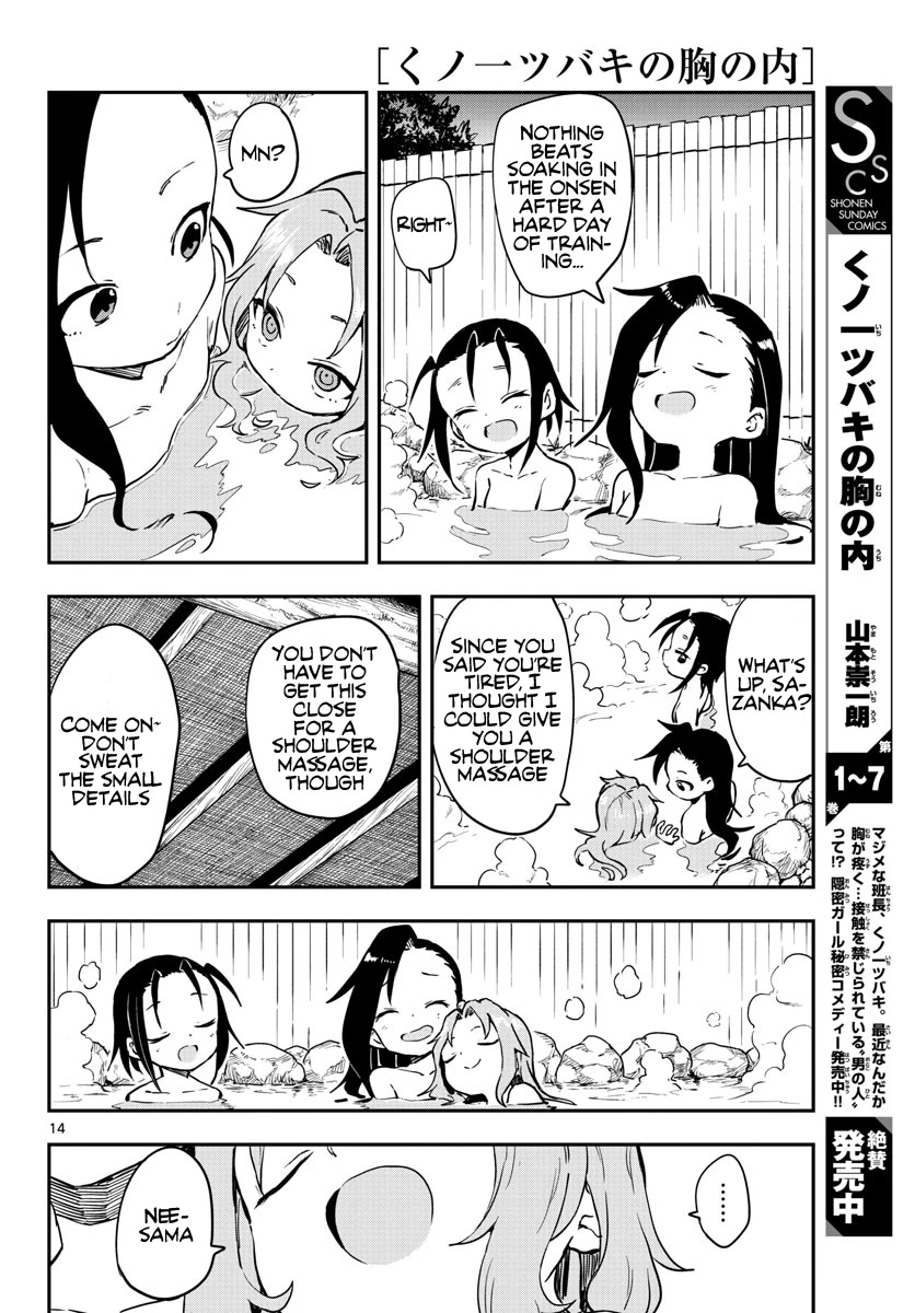 Kunoichi Tsubaki no Mune no Uchi Chapter 57 page 15 - Chapter 57: Tracks