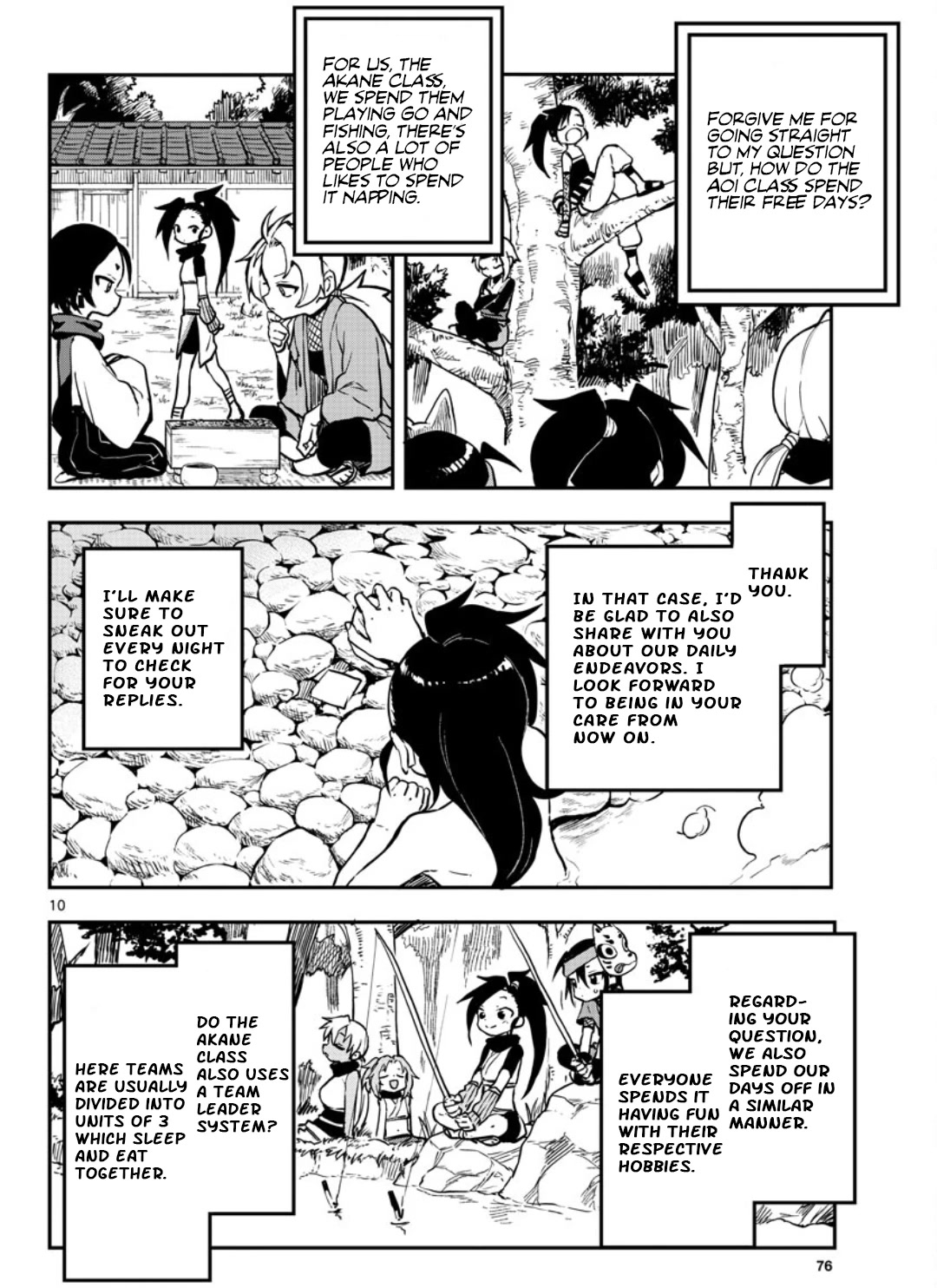 Kunoichi Tsubaki no Mune no Uchi Chapter 58 page 11 - Chapter 58: Letter