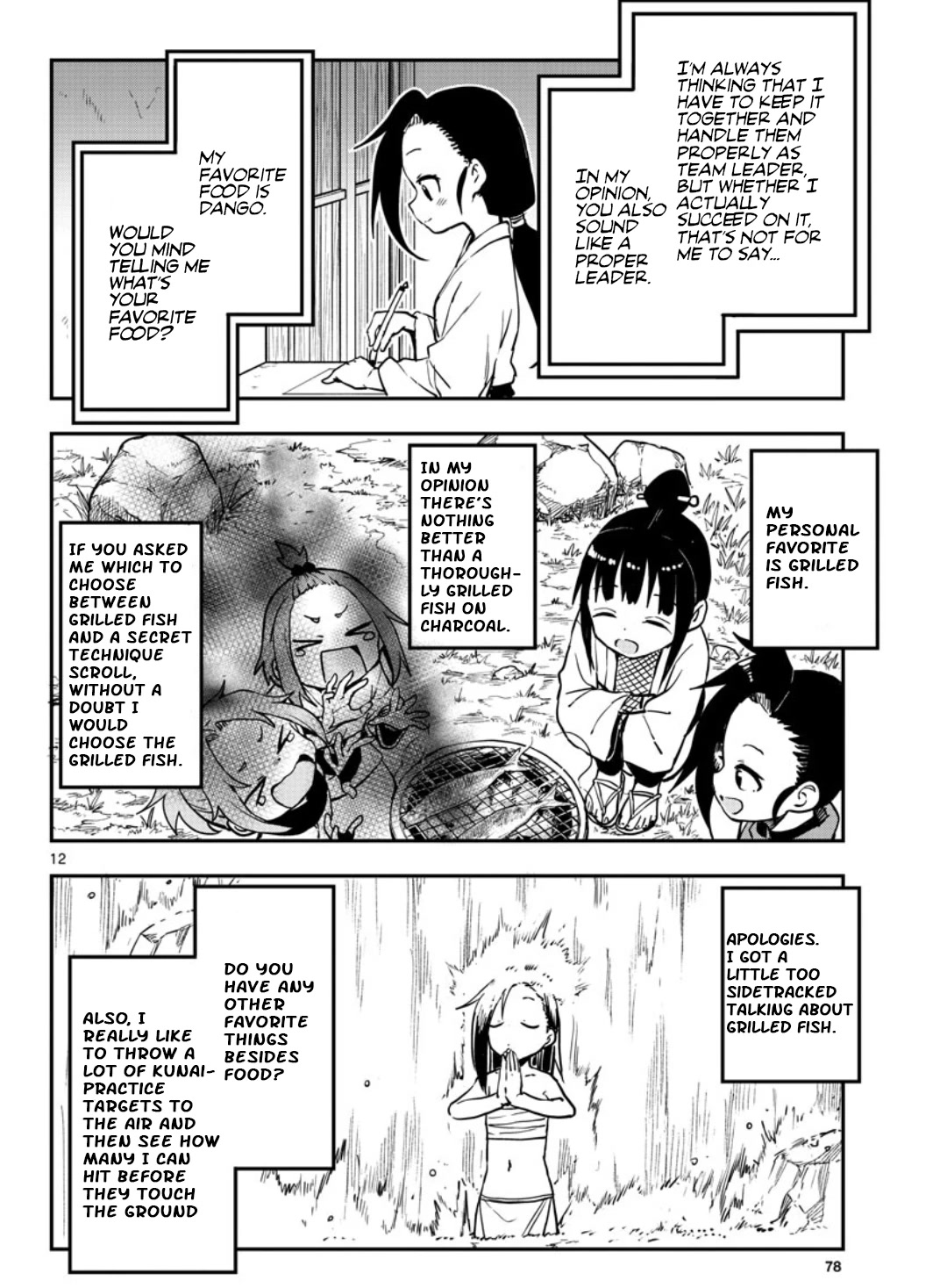 Kunoichi Tsubaki no Mune no Uchi Chapter 58 page 13 - Chapter 58: Letter