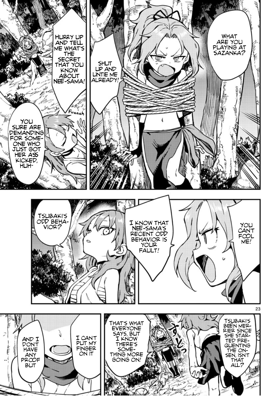 Kunoichi Tsubaki no Mune no Uchi Chapter 58 page 23 - Chapter 58: Letter