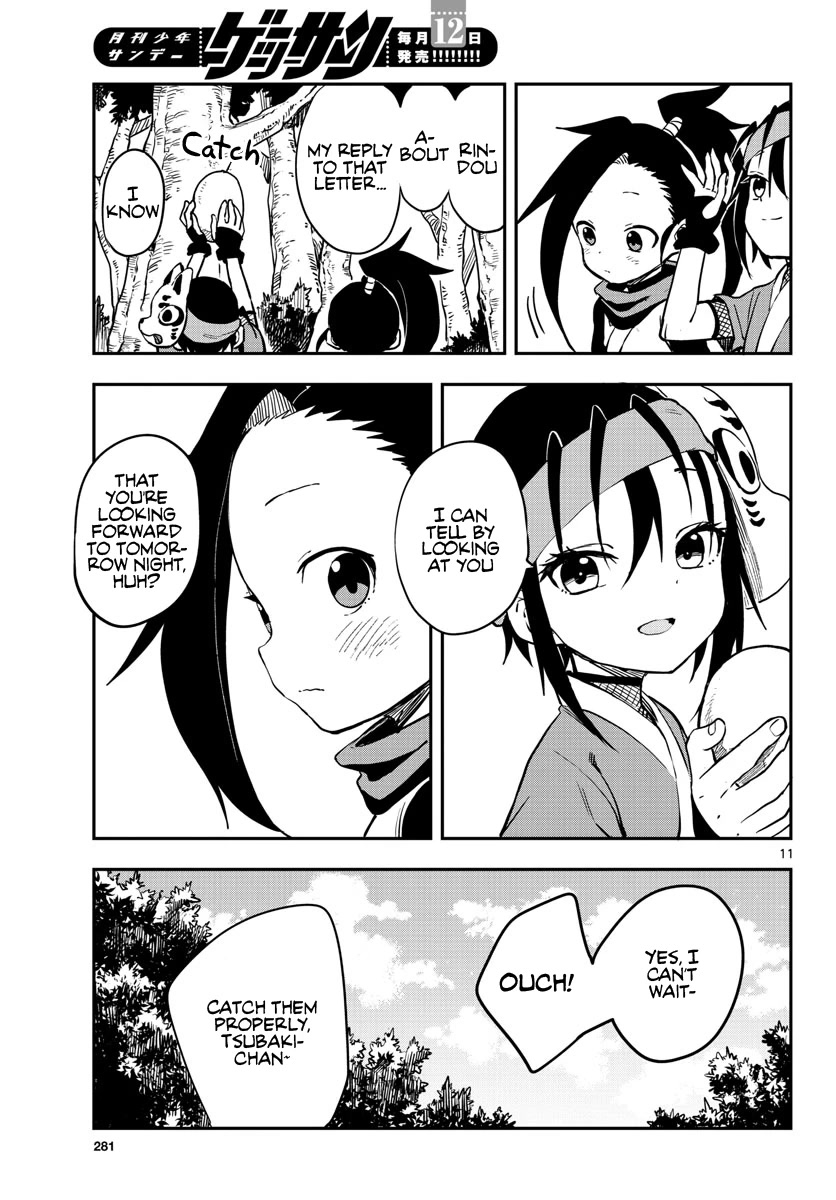 Kunoichi Tsubaki no Mune no Uchi Chapter 59 page 12 - Chapter 59: Rule Breaking