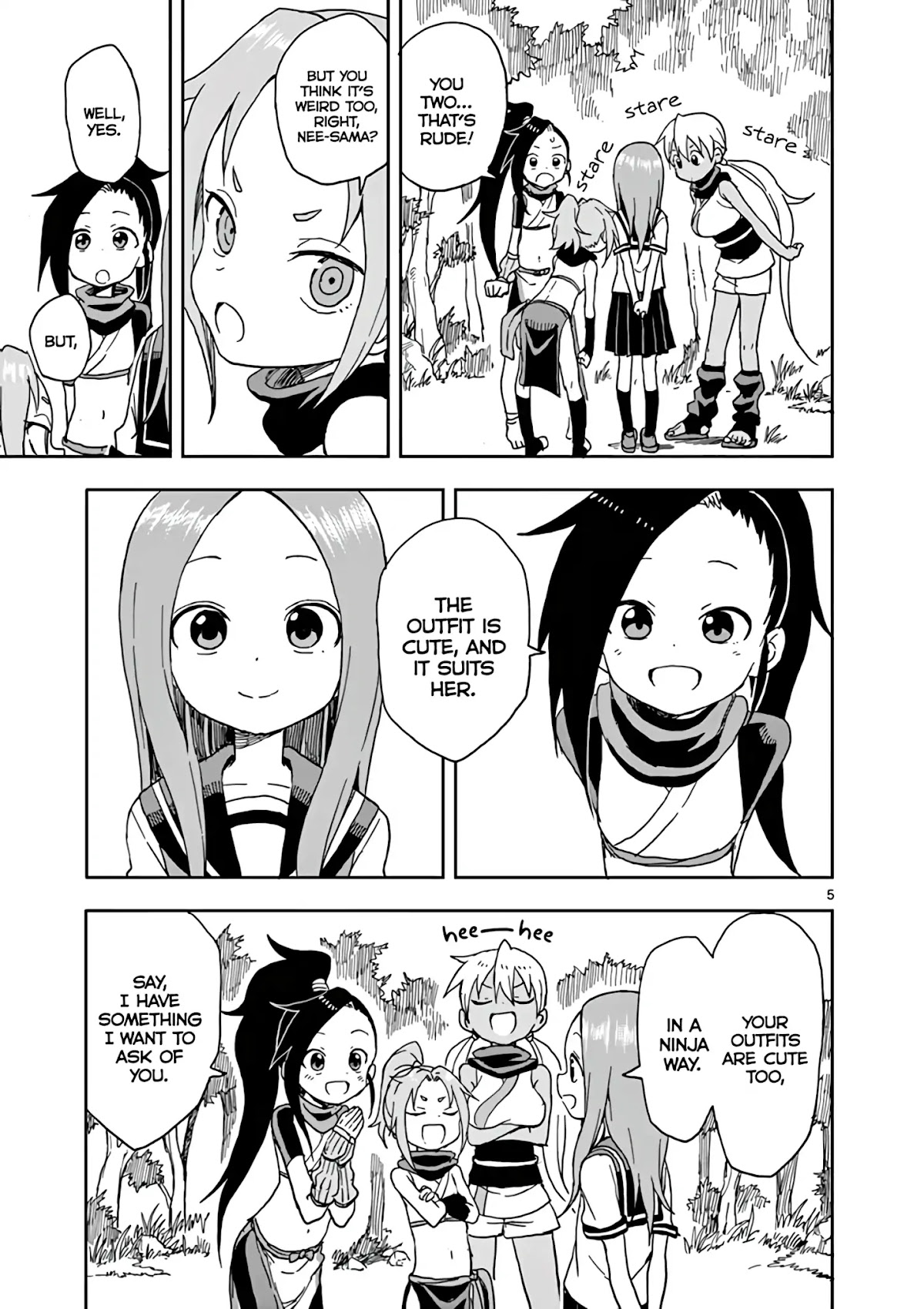 Kunoichi Tsubaki no Mune no Uchi Chapter 6.5 page 5 - Chapter 6.5: [Extra] Special Collab Manga