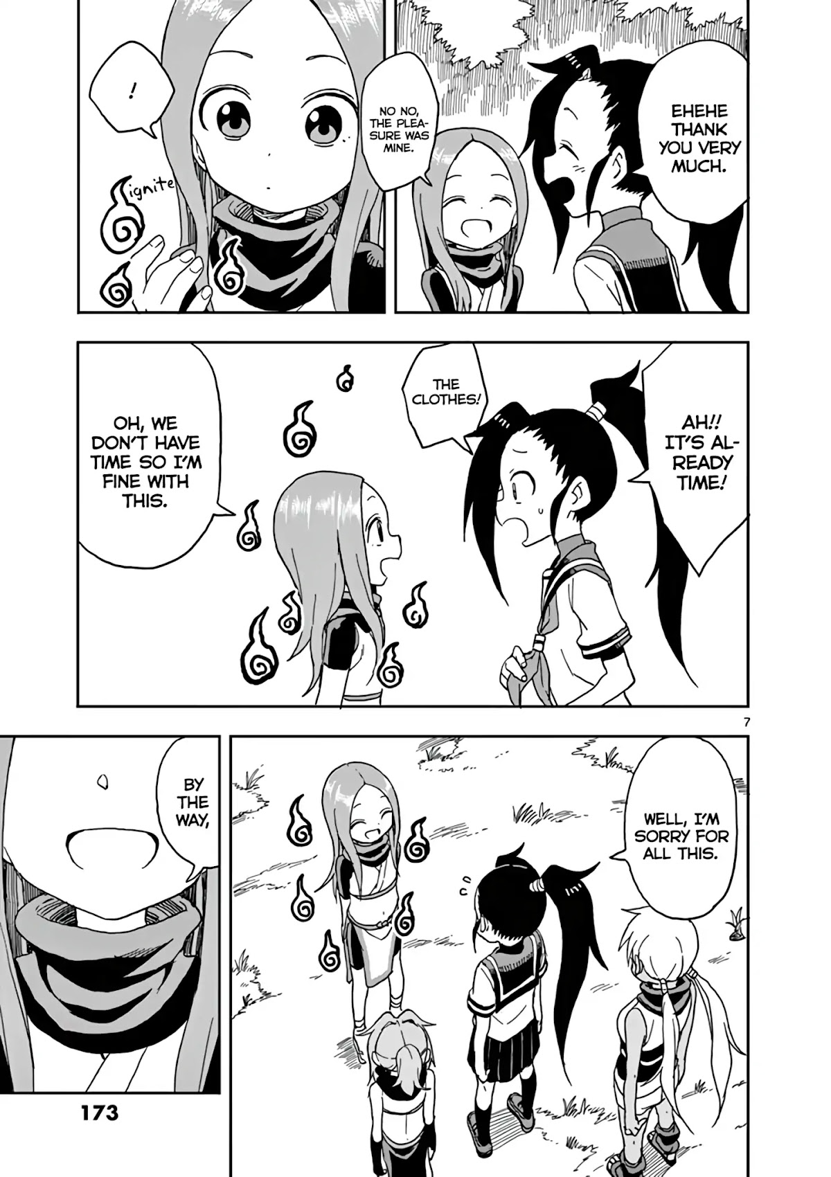 Kunoichi Tsubaki no Mune no Uchi Chapter 6.5 page 7 - Chapter 6.5: [Extra] Special Collab Manga
