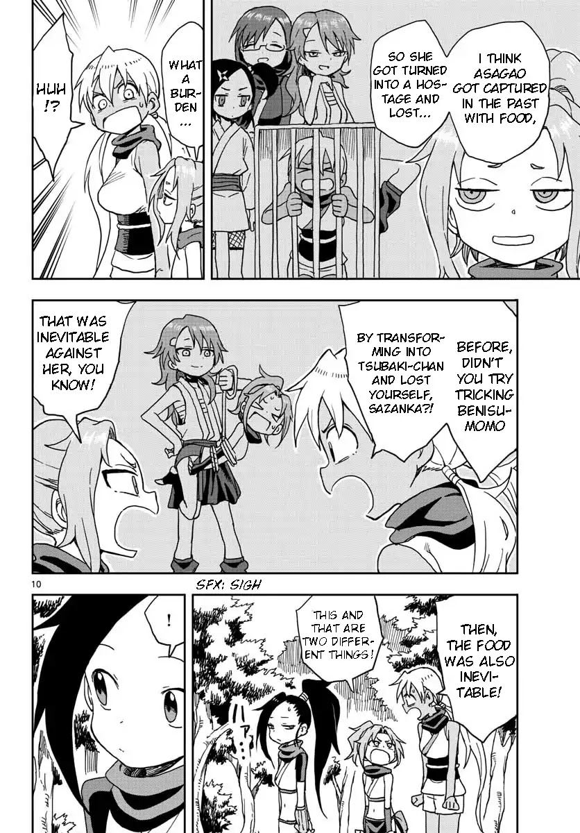 Kunoichi Tsubaki no Mune no Uchi Chapter 6 page 10 - Chapter 6: Hard Work and Geniuses