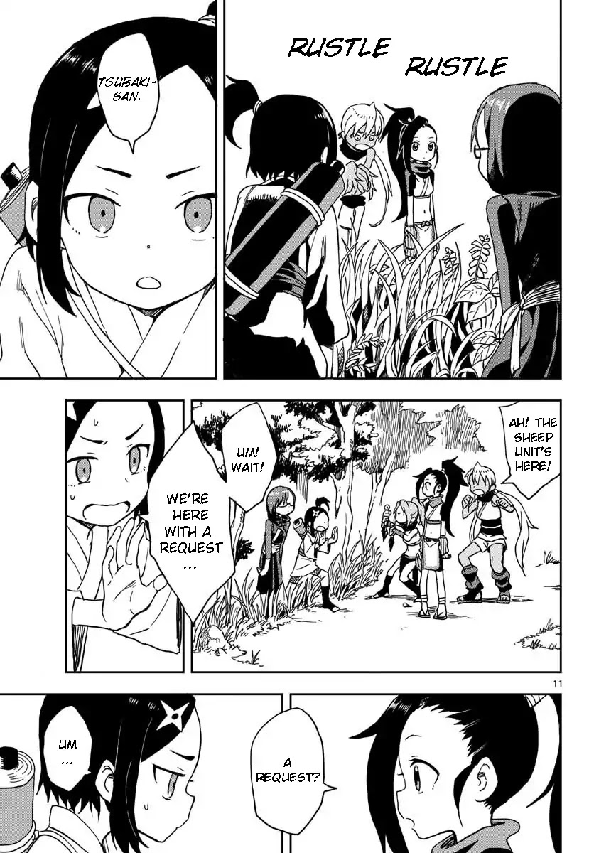 Kunoichi Tsubaki no Mune no Uchi Chapter 6 page 11 - Chapter 6: Hard Work and Geniuses