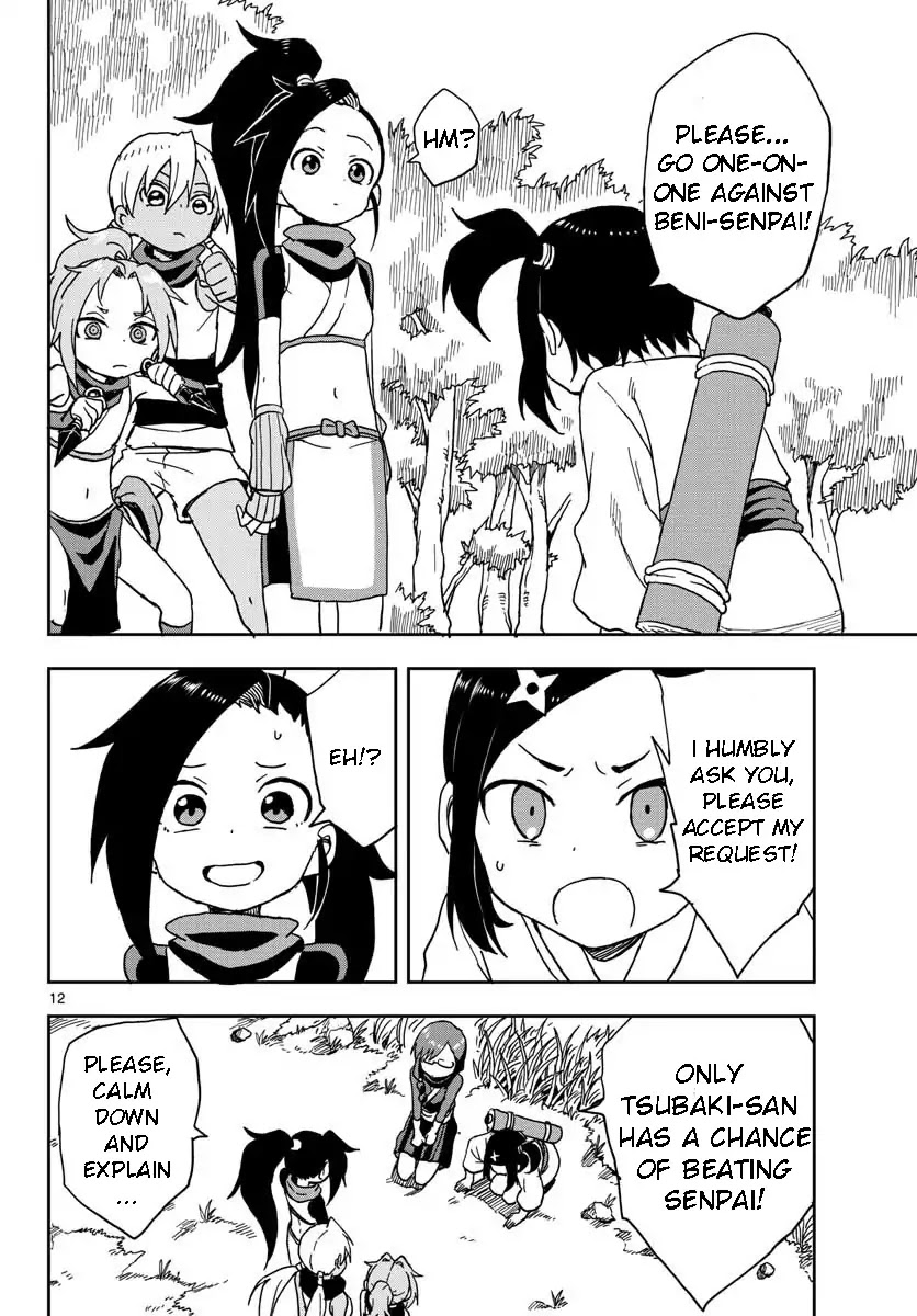 Kunoichi Tsubaki no Mune no Uchi Chapter 6 page 12 - Chapter 6: Hard Work and Geniuses