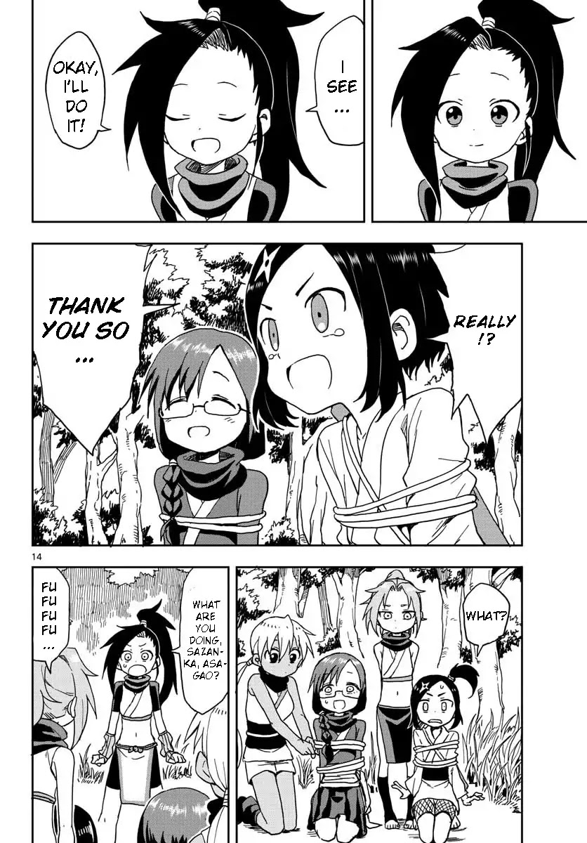 Kunoichi Tsubaki no Mune no Uchi Chapter 6 page 14 - Chapter 6: Hard Work and Geniuses