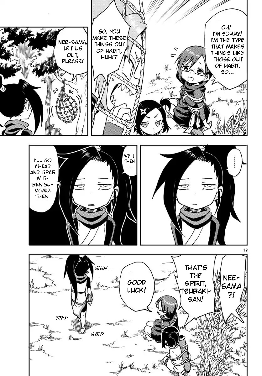 Kunoichi Tsubaki no Mune no Uchi Chapter 6 page 17 - Chapter 6: Hard Work and Geniuses
