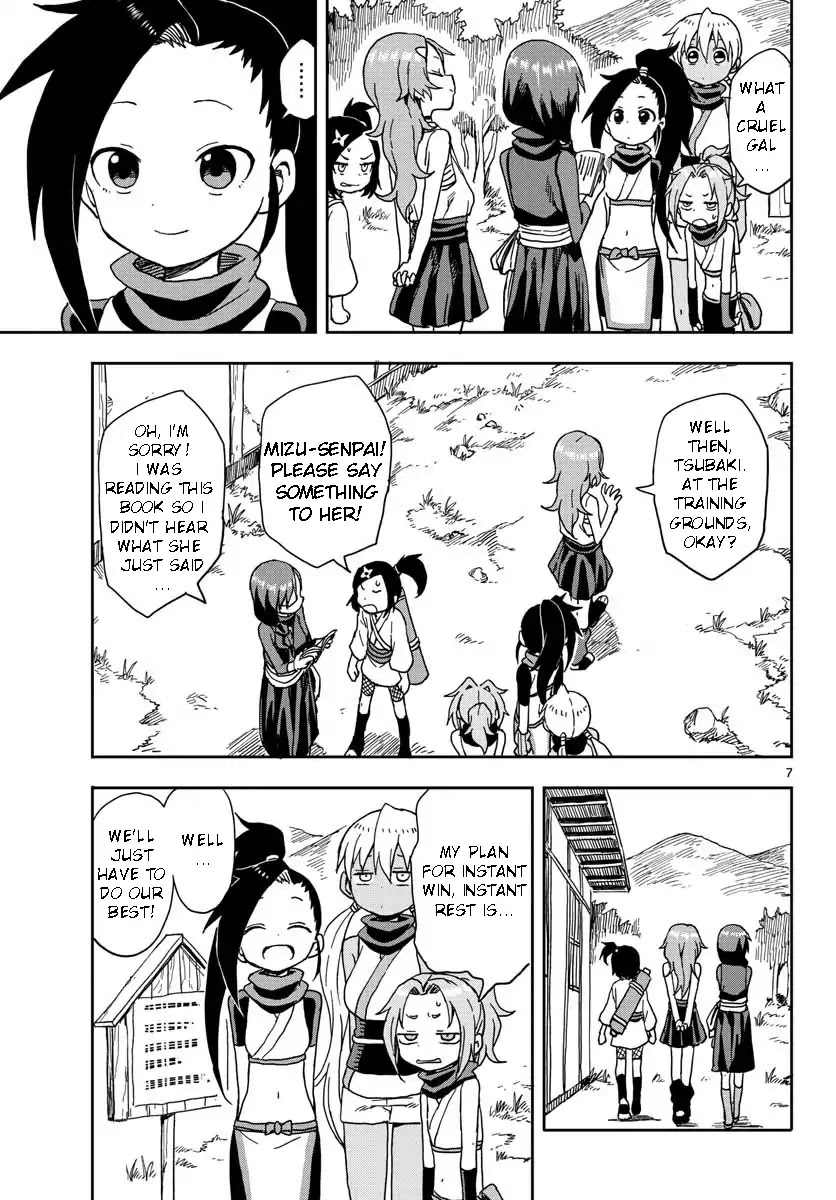 Kunoichi Tsubaki no Mune no Uchi Chapter 6 page 7 - Chapter 6: Hard Work and Geniuses