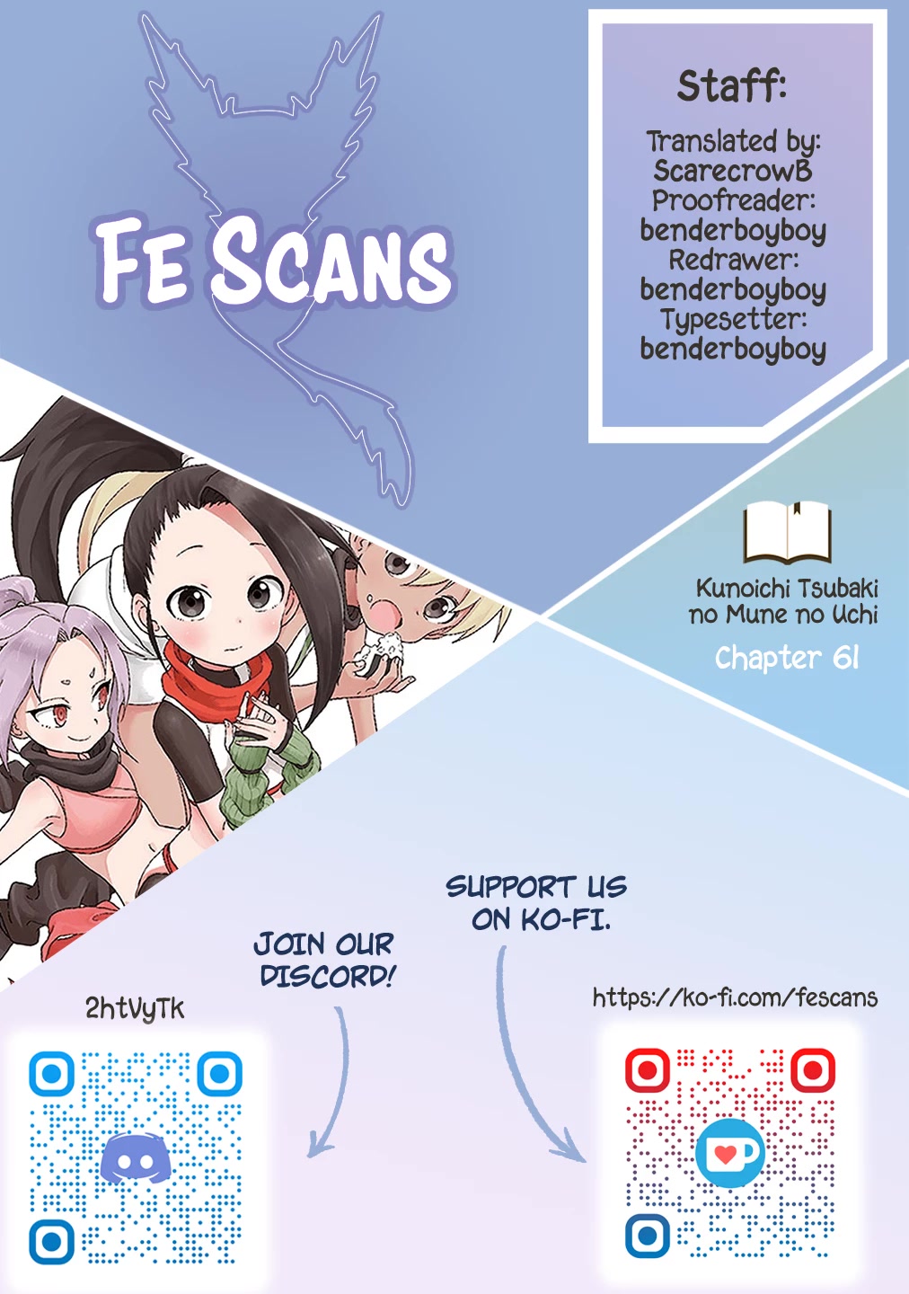 Kunoichi Tsubaki no Mune no Uchi Chapter 61 page 1 - Chapter 61: In the Heart of Kunoichi Tsubaki