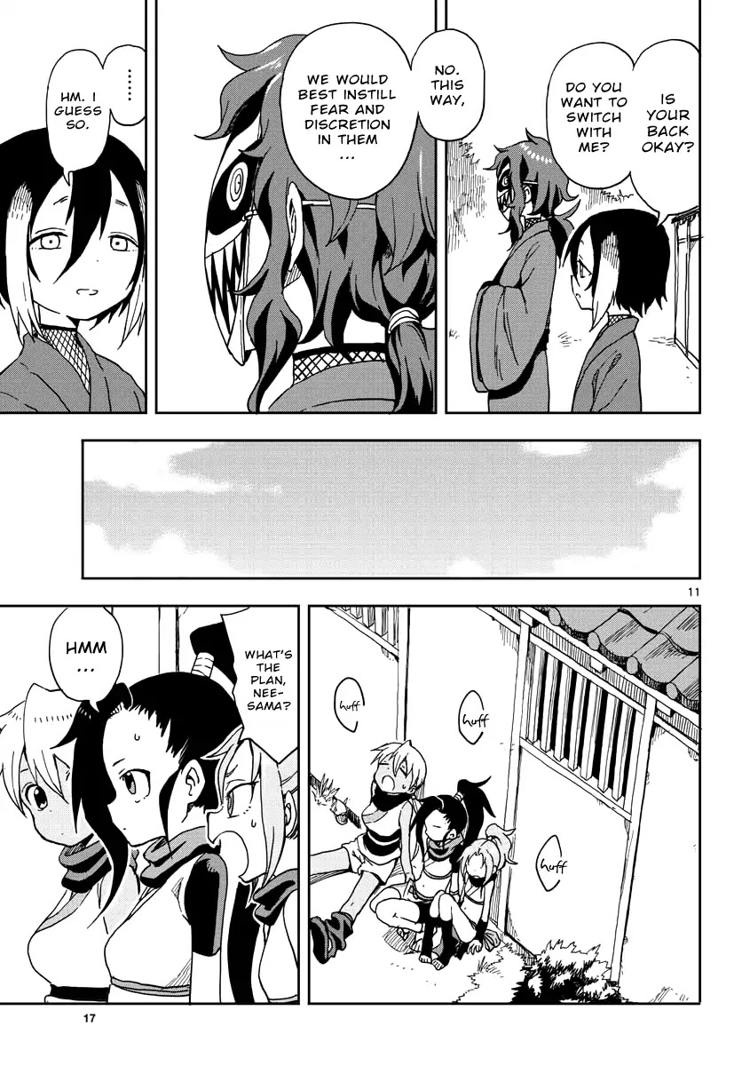 Kunoichi Tsubaki no Mune no Uchi Chapter 7 page 11 - Chapter 7: A Male Oni Appears!