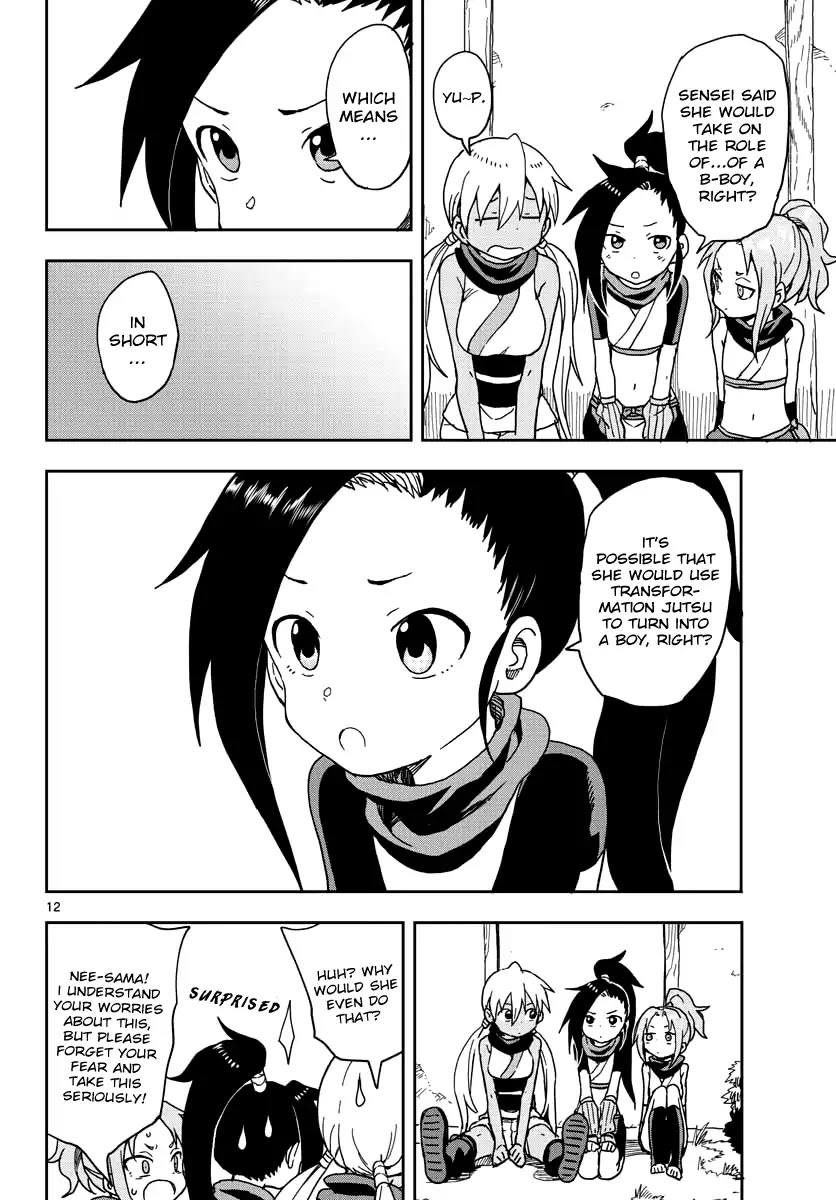 Kunoichi Tsubaki no Mune no Uchi Chapter 7 page 12 - Chapter 7: A Male Oni Appears!