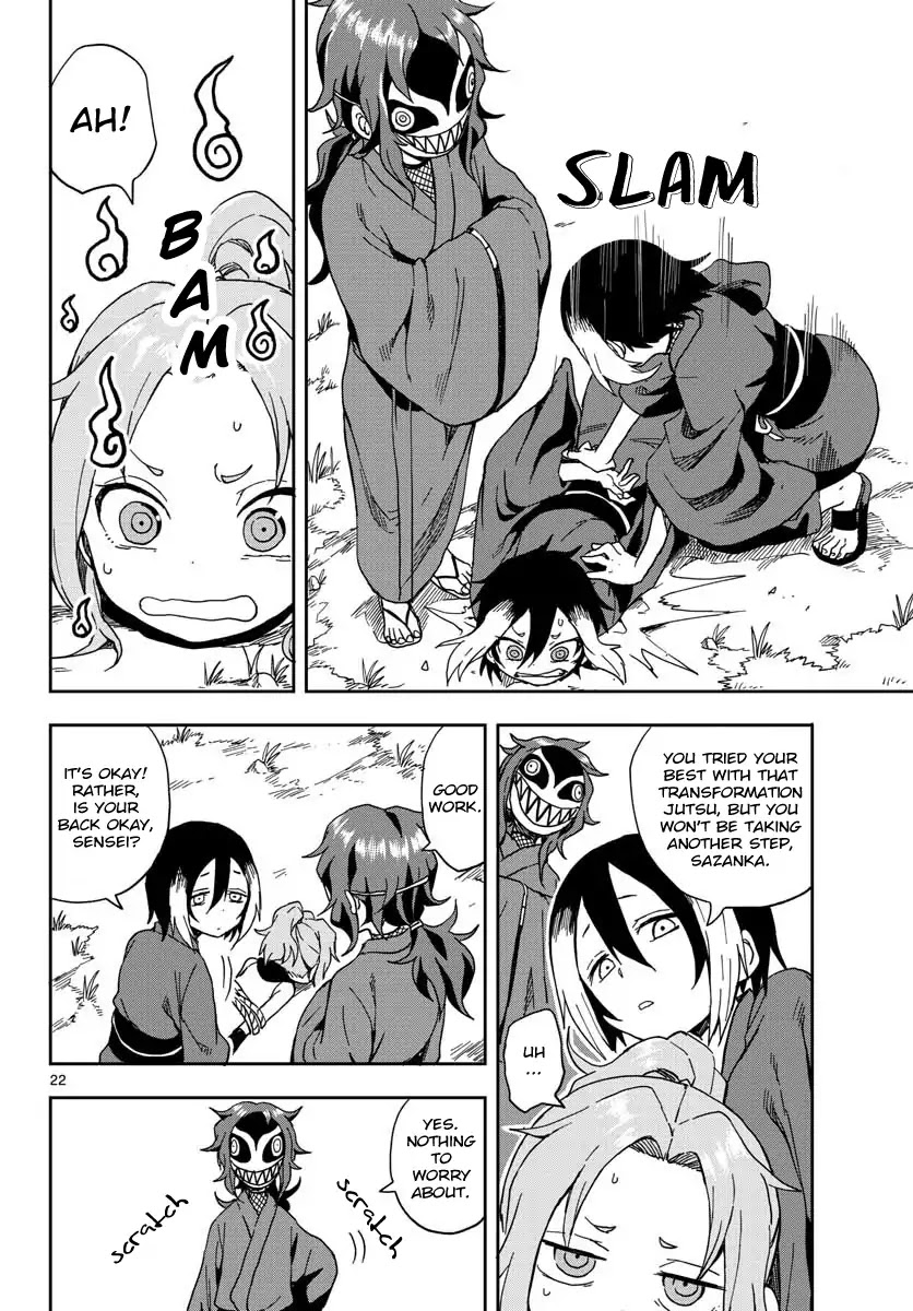 Kunoichi Tsubaki no Mune no Uchi Chapter 7 page 22 - Chapter 7: A Male Oni Appears!