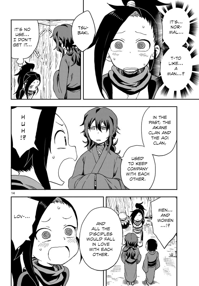 Kunoichi Tsubaki no Mune no Uchi Chapter 8 page 14 - Chapter 8: Boys and Girls