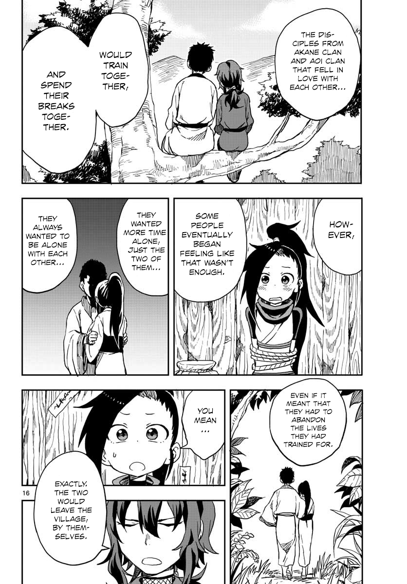 Kunoichi Tsubaki no Mune no Uchi Chapter 8 page 16 - Chapter 8: Boys and Girls