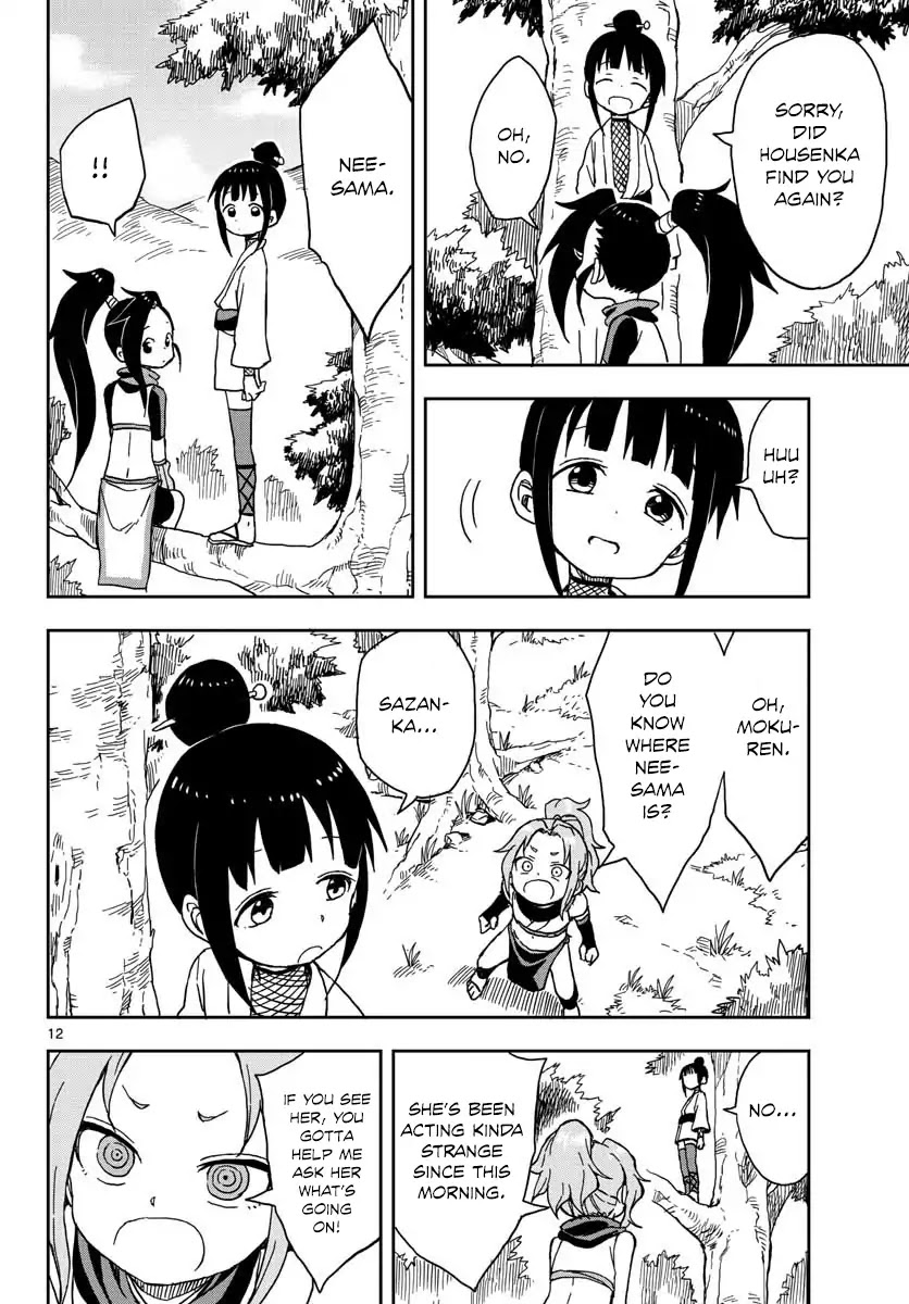 Kunoichi Tsubaki no Mune no Uchi Chapter 9 page 13 - Chapter 9: Mokuren's Healing Jutsu