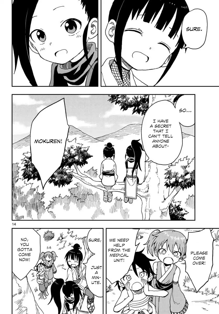 Kunoichi Tsubaki no Mune no Uchi Chapter 9 page 15 - Chapter 9: Mokuren's Healing Jutsu