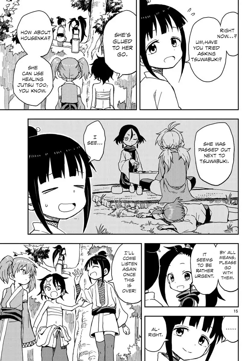 Kunoichi Tsubaki no Mune no Uchi Chapter 9 page 16 - Chapter 9: Mokuren's Healing Jutsu