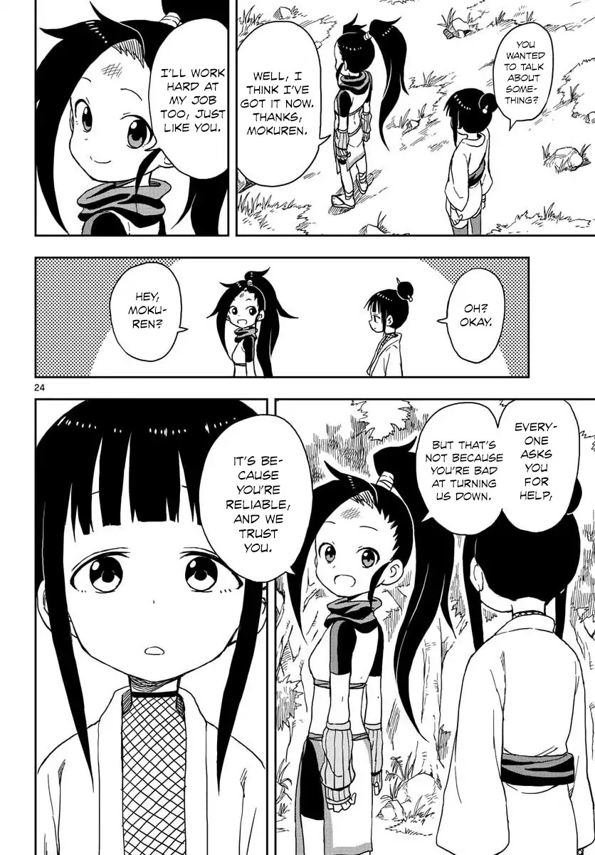Kunoichi Tsubaki no Mune no Uchi Chapter 9 page 25 - Chapter 9: Mokuren's Healing Jutsu