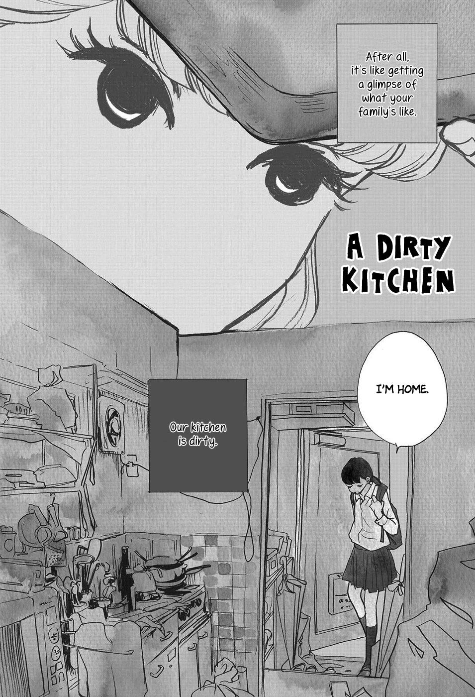 Kurasu Hako Chapter 2 page 3 - Chapter 2: A Dirty Kitchen
