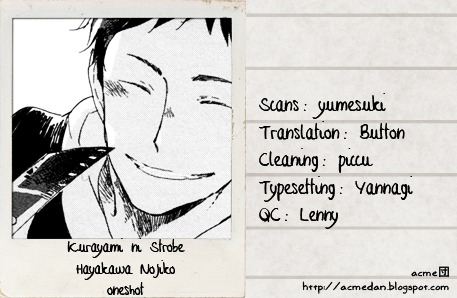 Kurayami ni Strobe Chapter 0 page 1 - Chapter 0 : [Oneshot]