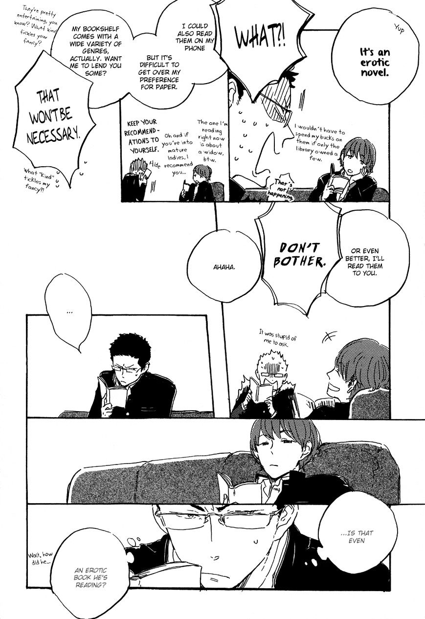 Kurayami ni Strobe Chapter 5.5 page 19 - Chapter 5.5 : Extra story - Utsusemi ni Akari